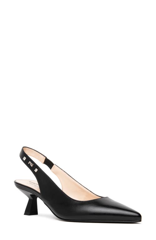 Nerogiardini Pointed Toe Slingback Pump In Black
