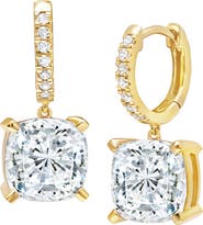Crislu Bliss Cubic Zirconia Drop Earrings
