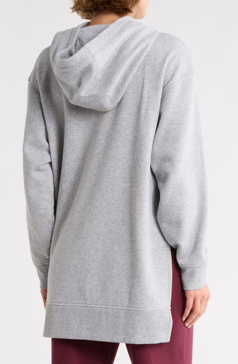 DKNY Stacked Logo Oversize Hoodie, Alternate, color,