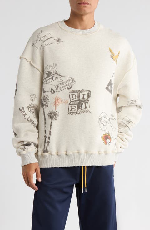 Doodle Graphic Sweatshirt