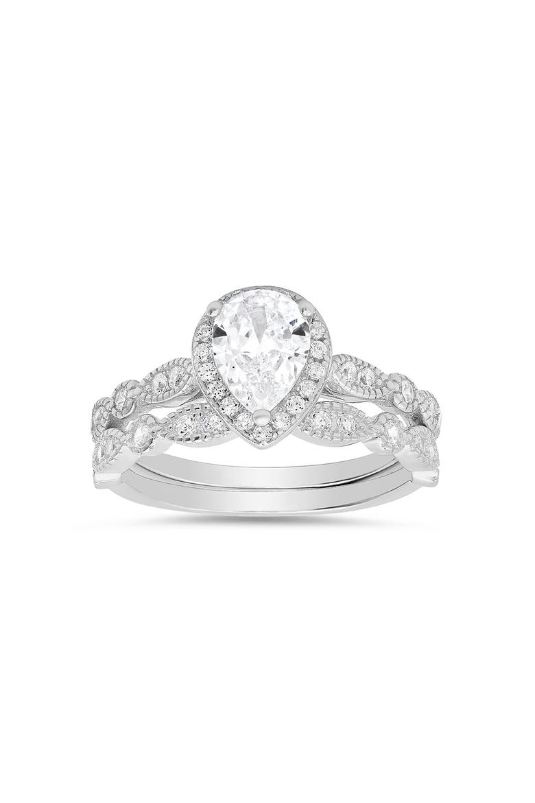 Sterling Silver 2-Piece Ring Set, Main, color, SILVER