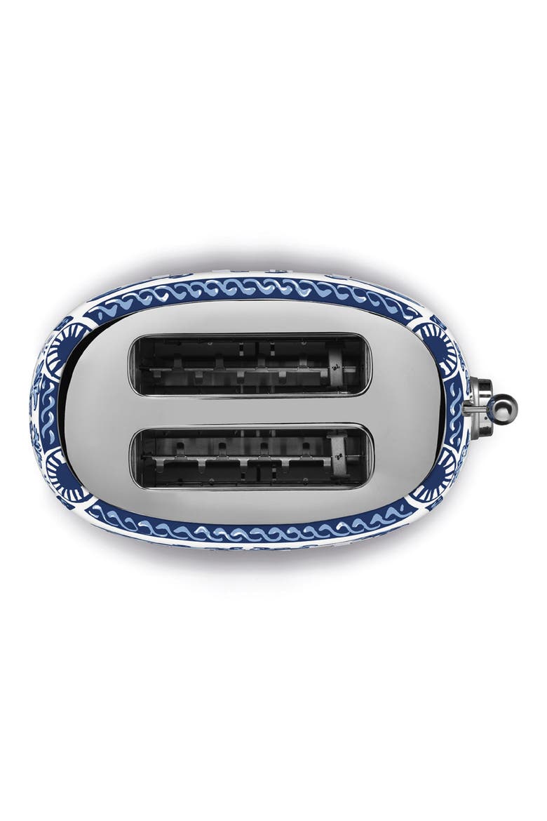 x Dolce & Gabbana Blu Mediterraneo '50s Retro Style Two-Slice Toaster, Alternate, color, BLU MEDITERRANEO