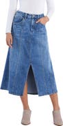 Wash Lab Denim Justine Denim Midi Skirt