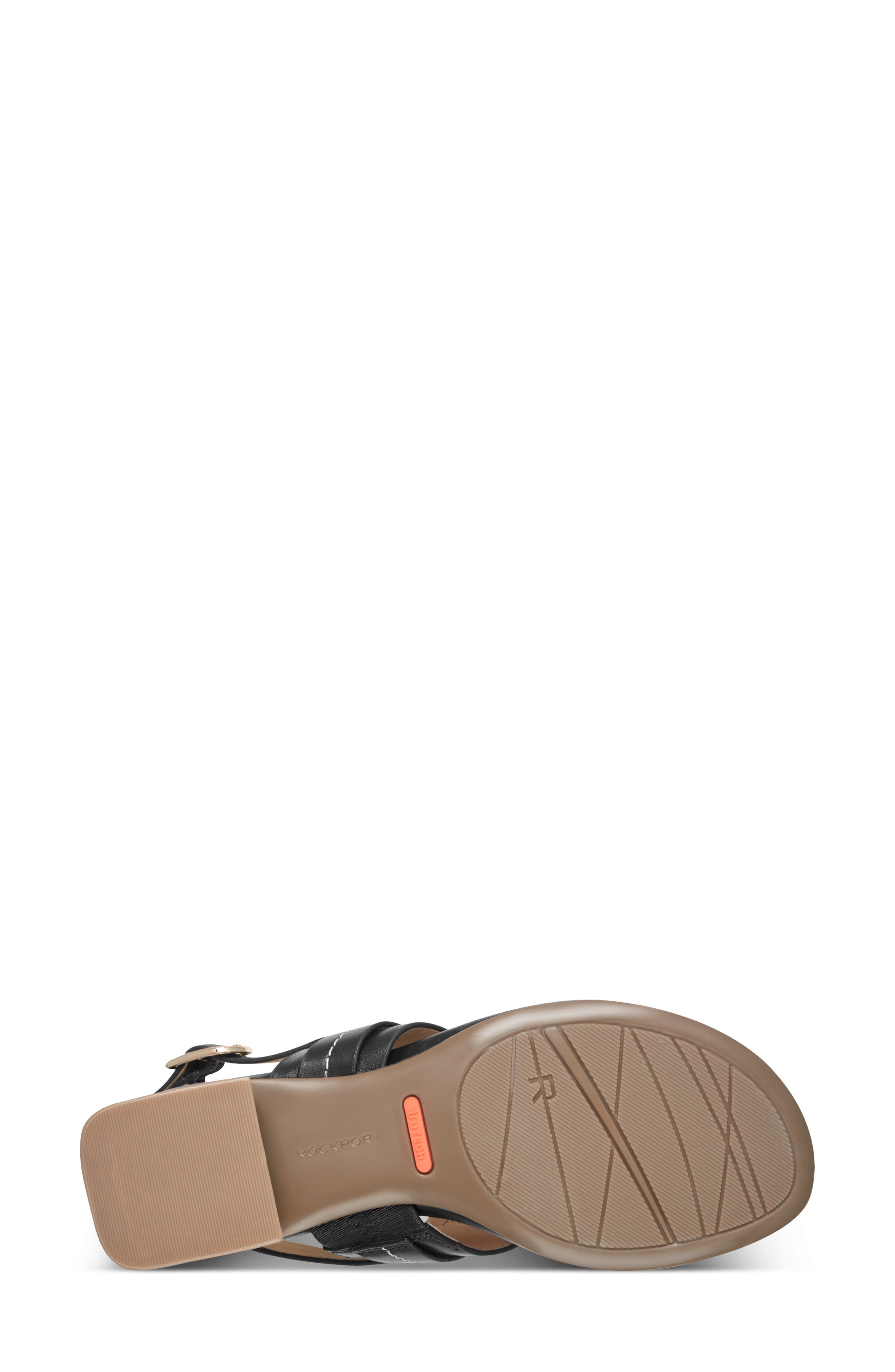 Rockport Ofera Slingback Sandal, Alternate, color, Black Leather