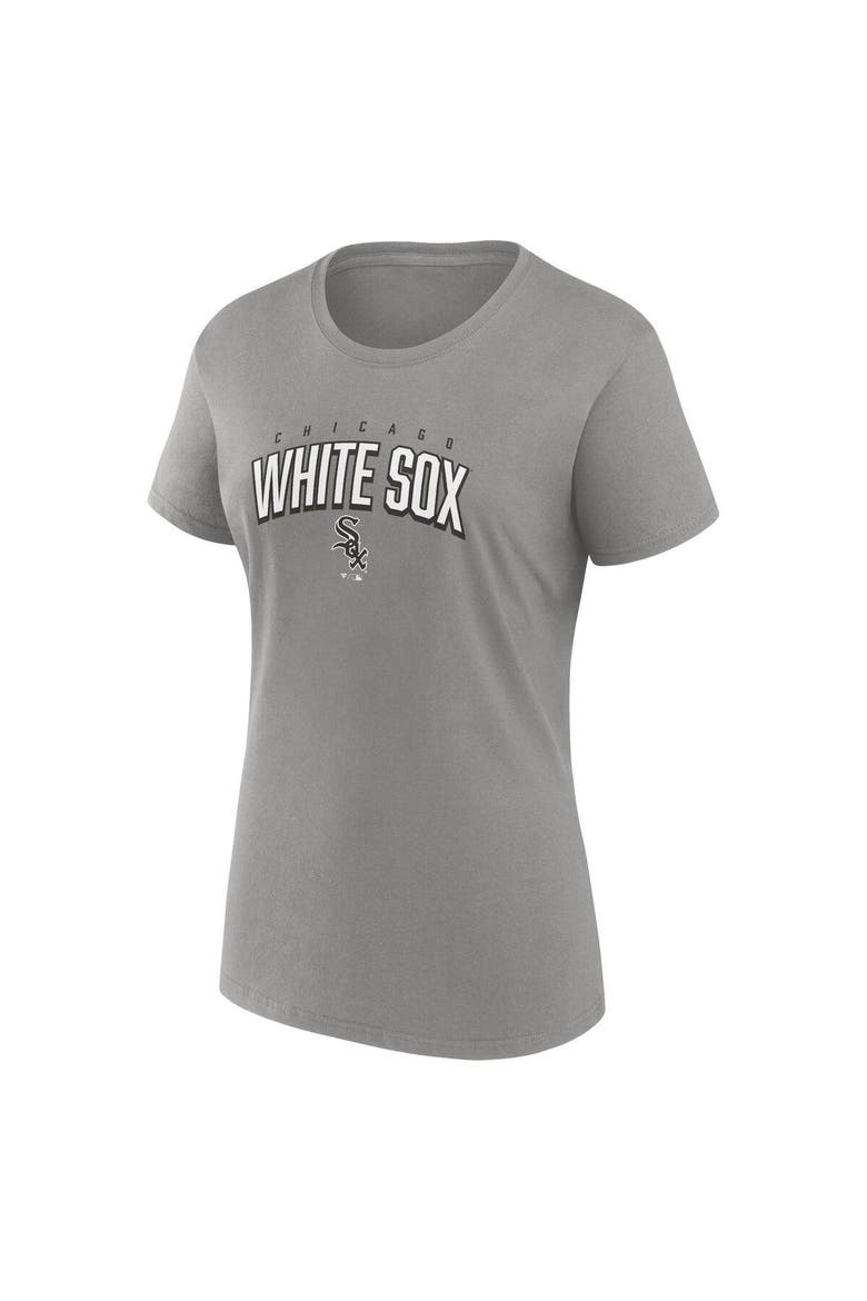 Women's Fanatics Branded Black/Gray Chicago White Sox Fan T-Shirt Combo Set, Alternate, color, Black