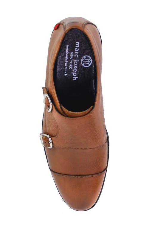 Marc Joseph New York Fulton Steet Bit Loafer In Cognac Grainy