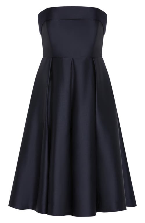 City Chic Tiffany Strapless Fit & Flare Dress