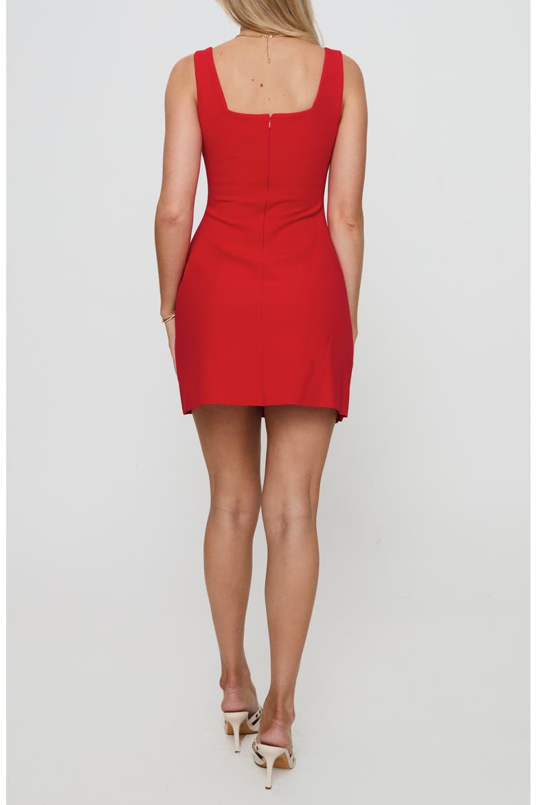 Bombshell Minidress, Alternate, color, RED