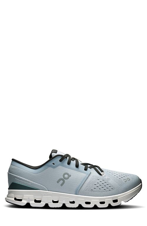 On Cloud X 4 Training Shoe In Glacier/ste