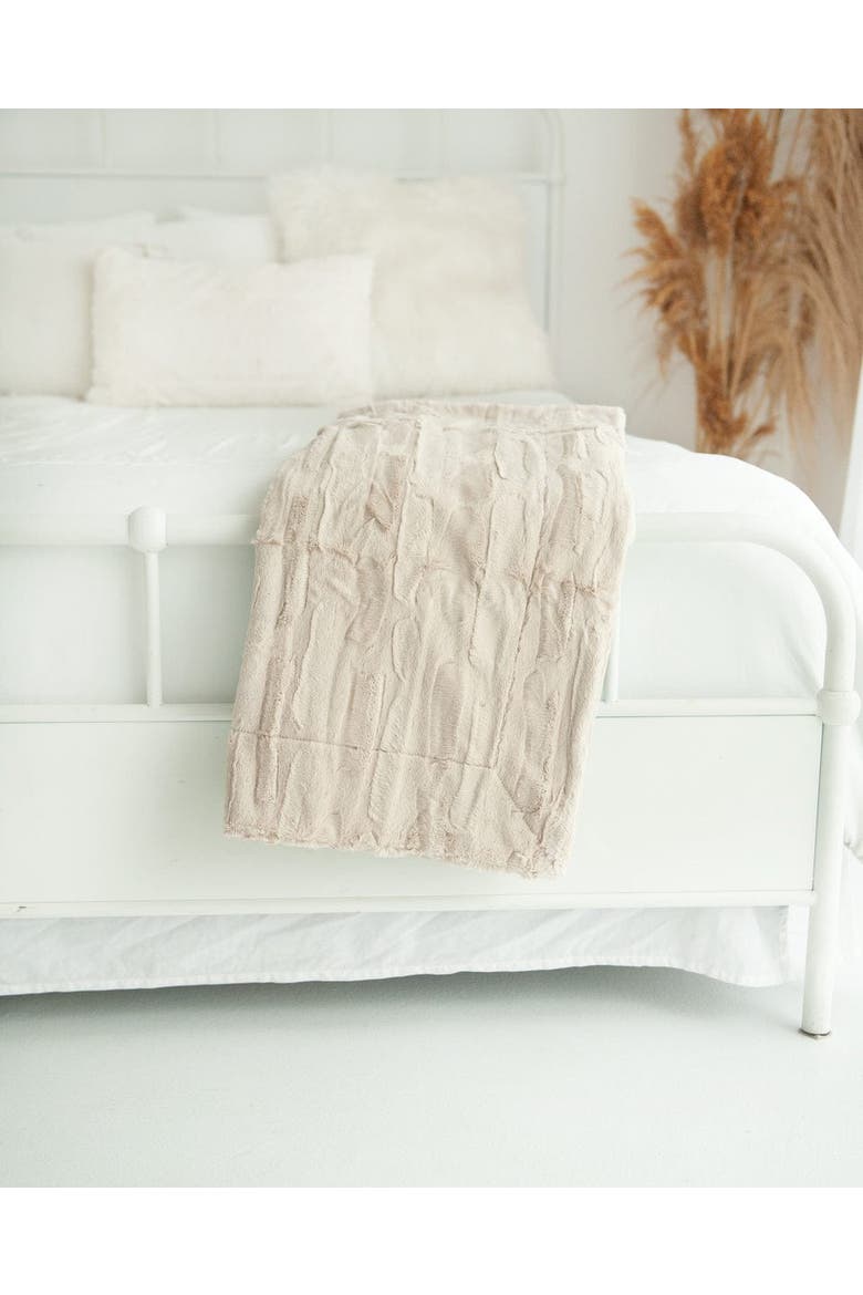 Sorbet Almond Croissant Blanket, Alternate, color, Beige