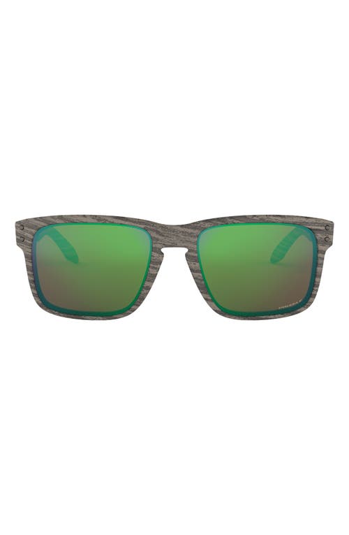 Oakley Holbrook™ 57mm Prizm™ Polarized Keyhole Sunglasses In Light Wood