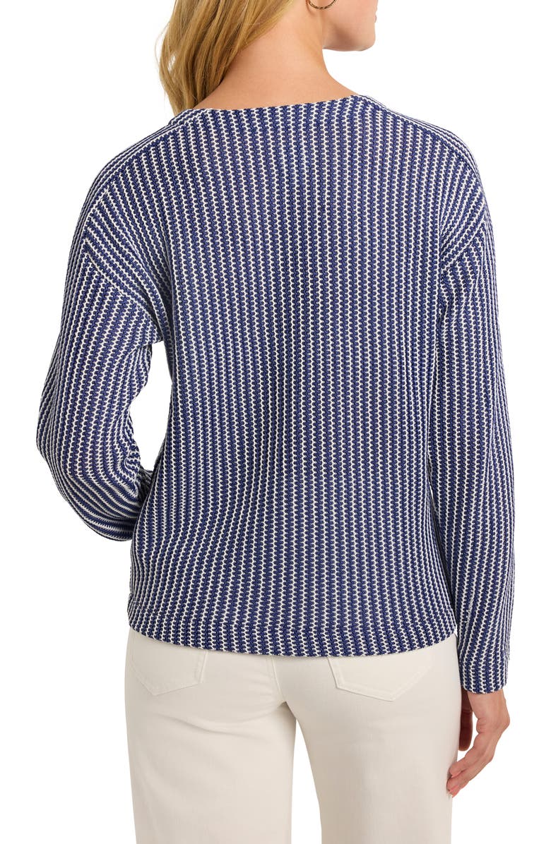 NIC+ZOE Zigzag Blues Top, Alternate, color, Blue Multi