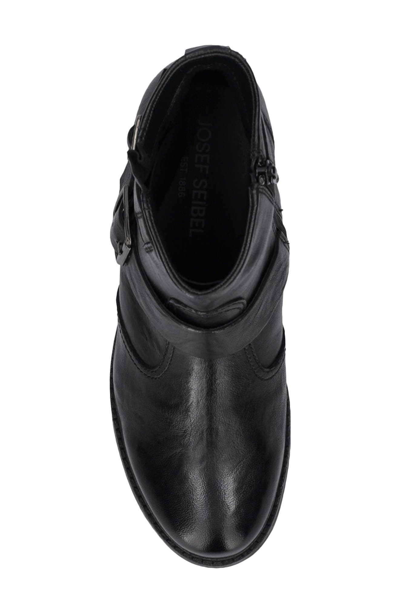 Josef Seibel Kate 51 Moto Bootie, Alternate, color, Black