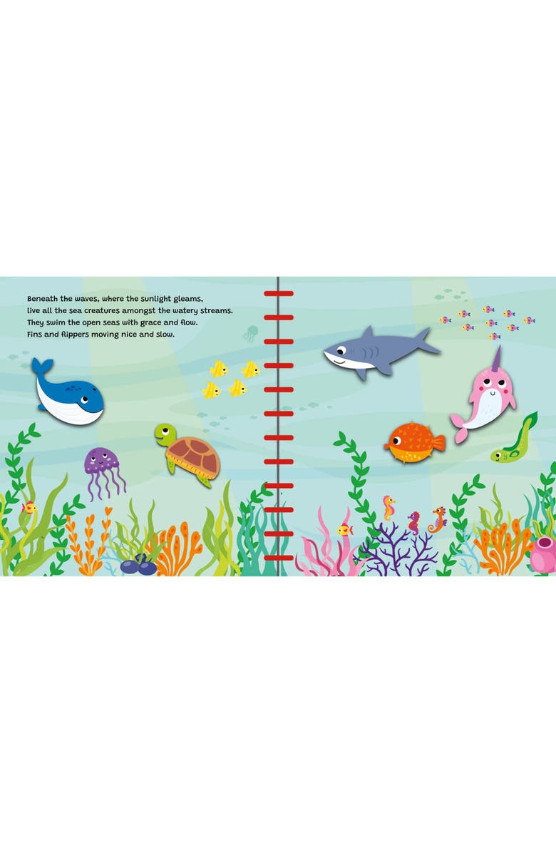 Buddy & Barney Reusable Silicone Sticker Book, Under The Sea, Kids 3+, Alternate, color, Multicolored