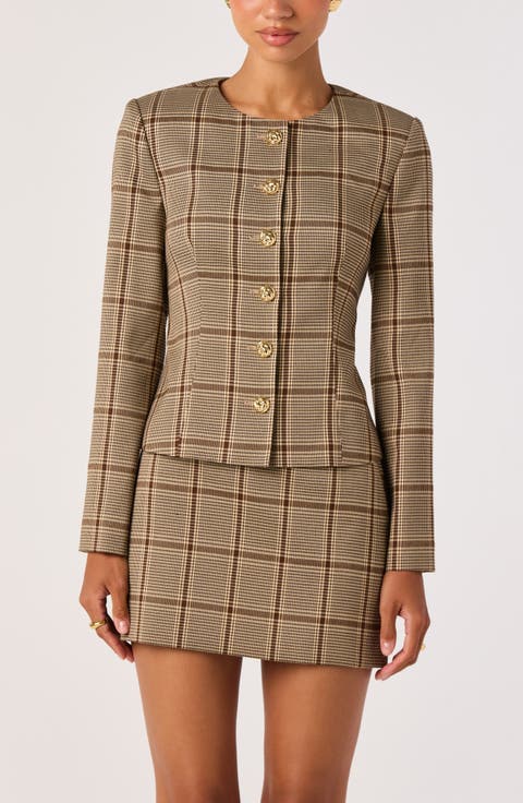 Remington Plaid Blazer
