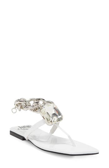 Jeffrey Campbell Ring On It Sandal In White