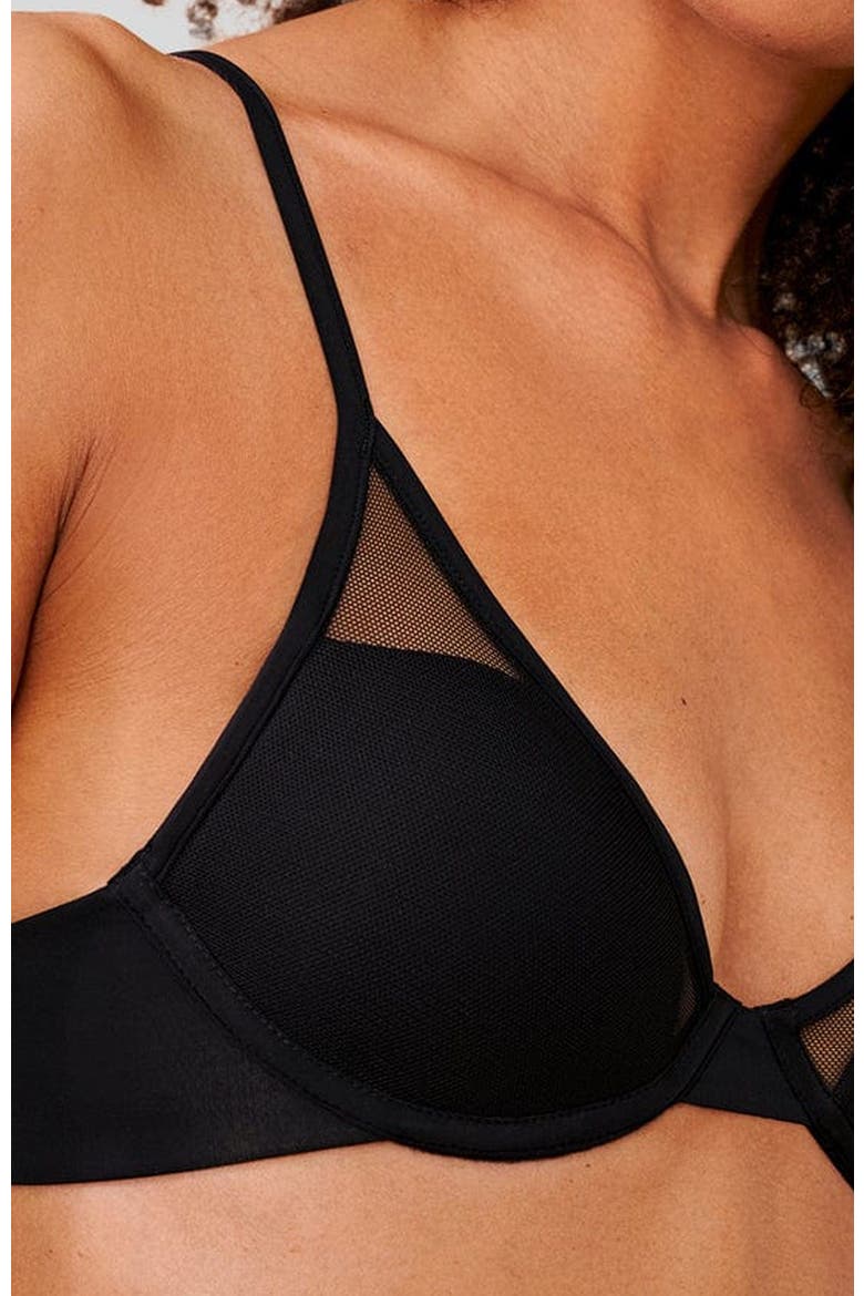 Classic All You Bra, Alternate, color, Black