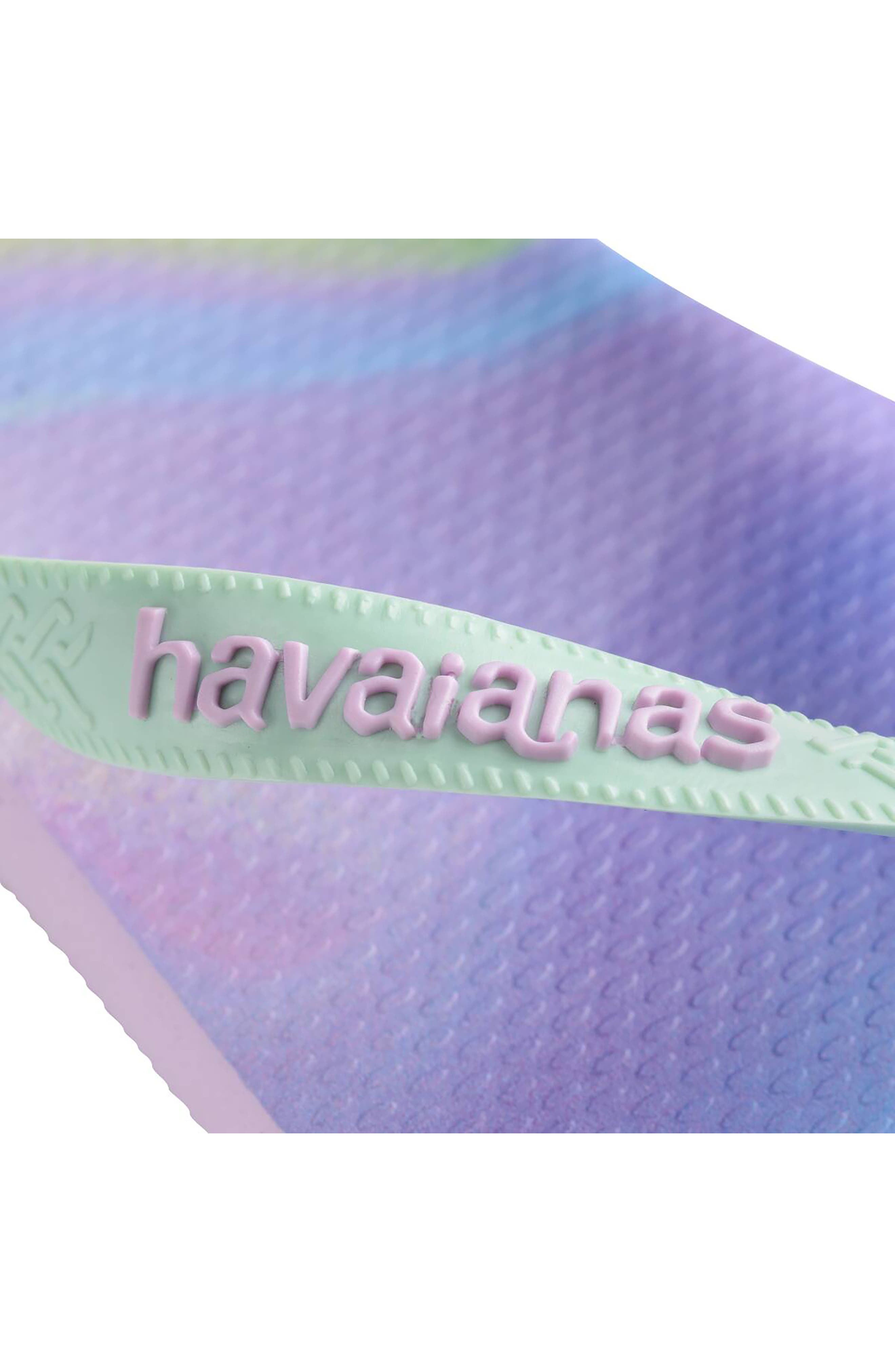 Havaianas Kids' Top Fashion Flip Flop, Alternate, color, Purple Fantasy