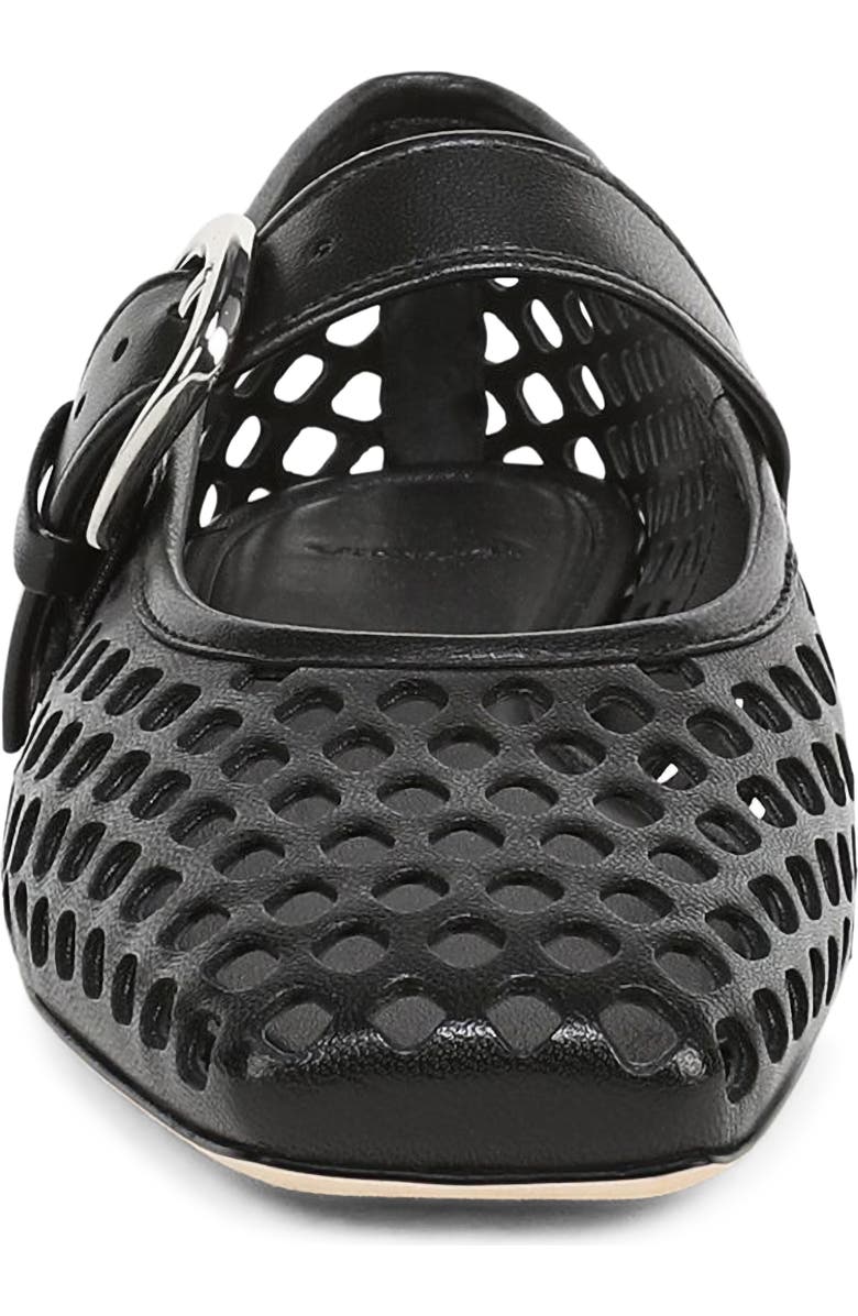 Vince Daniela Perforated Mary Jane Flat, Alternate, color, Black