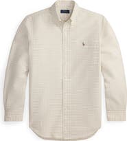 Polo Ralph Lauren Classic Fit Gingham Check Cotton Button-Down Oxford Shirt