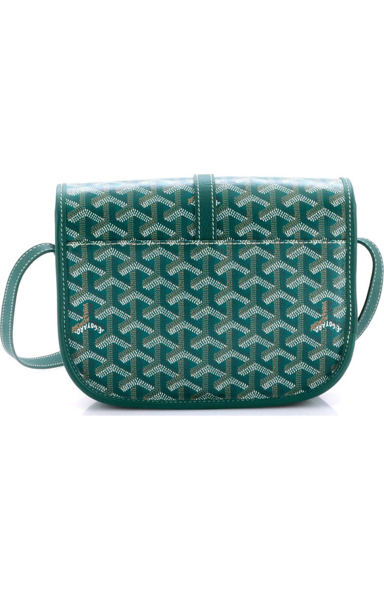 Pre-Owned Goyard Belvedere II Messenger Bag Coated Canvas PM, Alternate, color, Green