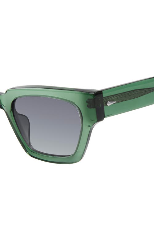 Rag & Bone 51mm Rectangle Sunglasses In Green