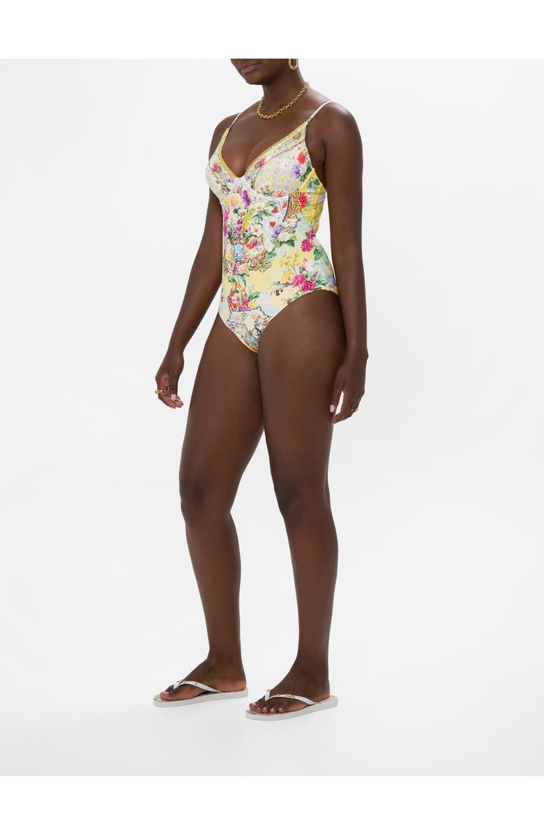 Camilla Soft Cup Underwire One Piece Flor Fantastica, Alternate, color, Flor Fantastica