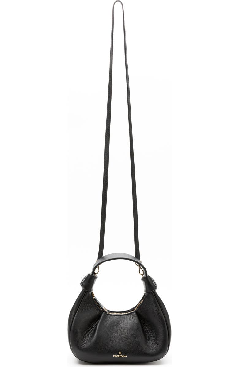 LA PORTEGNA Anita Hobo Bag, Alternate, color, Black