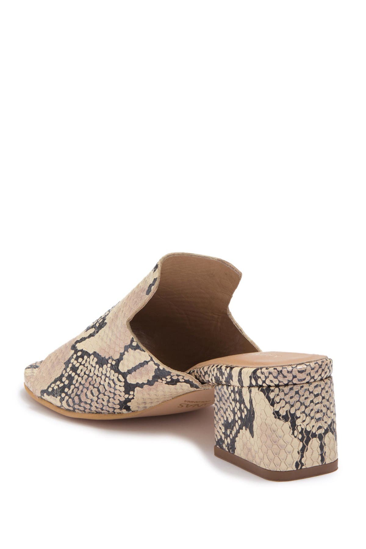 York Snake Embossed Leather Block Heel Sandal, Alternate, color, SNK