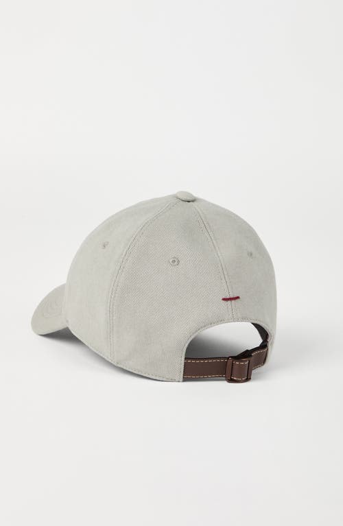 Brunello Cucinelli Water-resistant Baseball Cap In Khaki