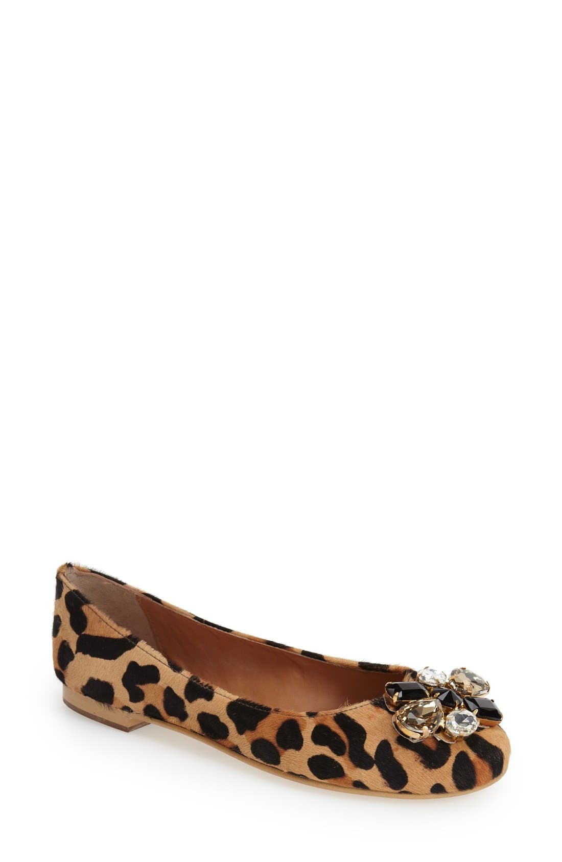 Dune London 'Hubble' Embellished Ballet Flat, Main, color, 