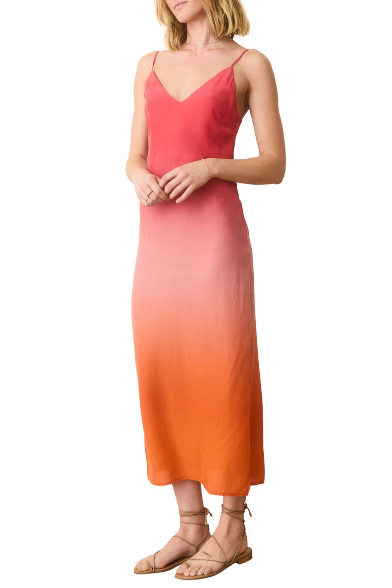 Gabrielle Slipdress, Alternate, color, WARM OMBRE
