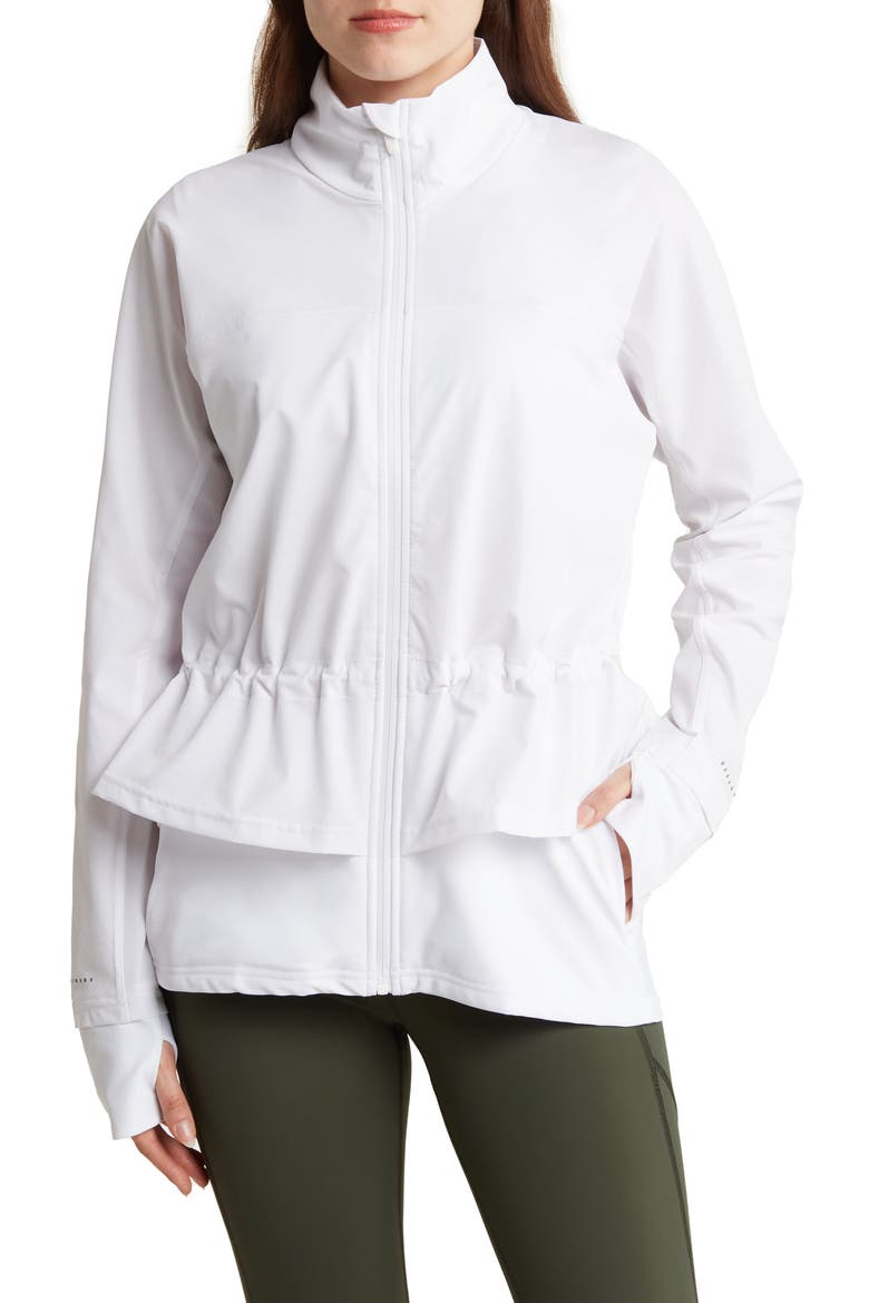 Fast Lane Running Jacket, Main, color, WHITE