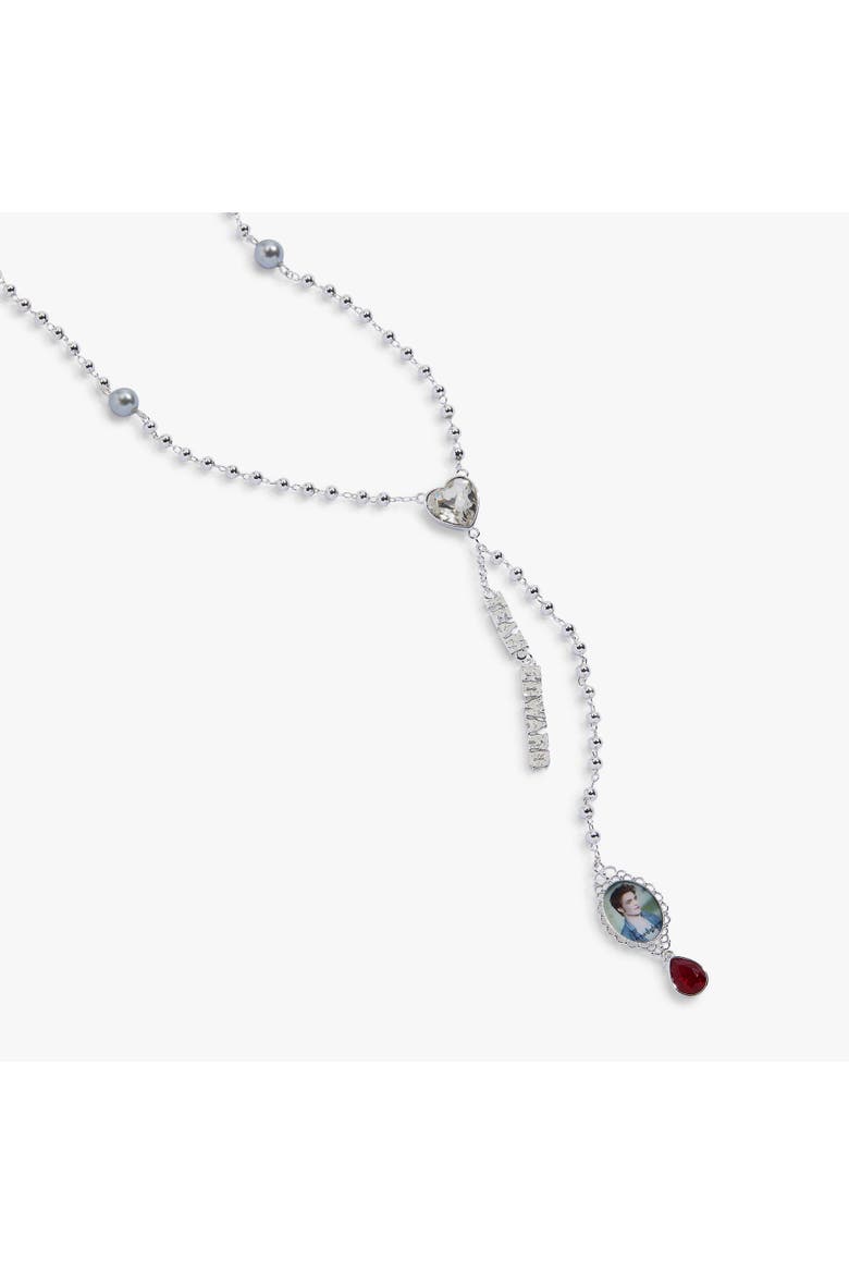 The Twilight Saga Edward Lariat Necklace, Alternate, color, Silver