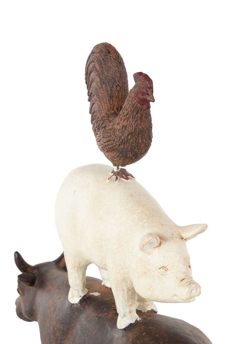 Farm Animal Sculpture, Alternate, color, BROWN MULTI