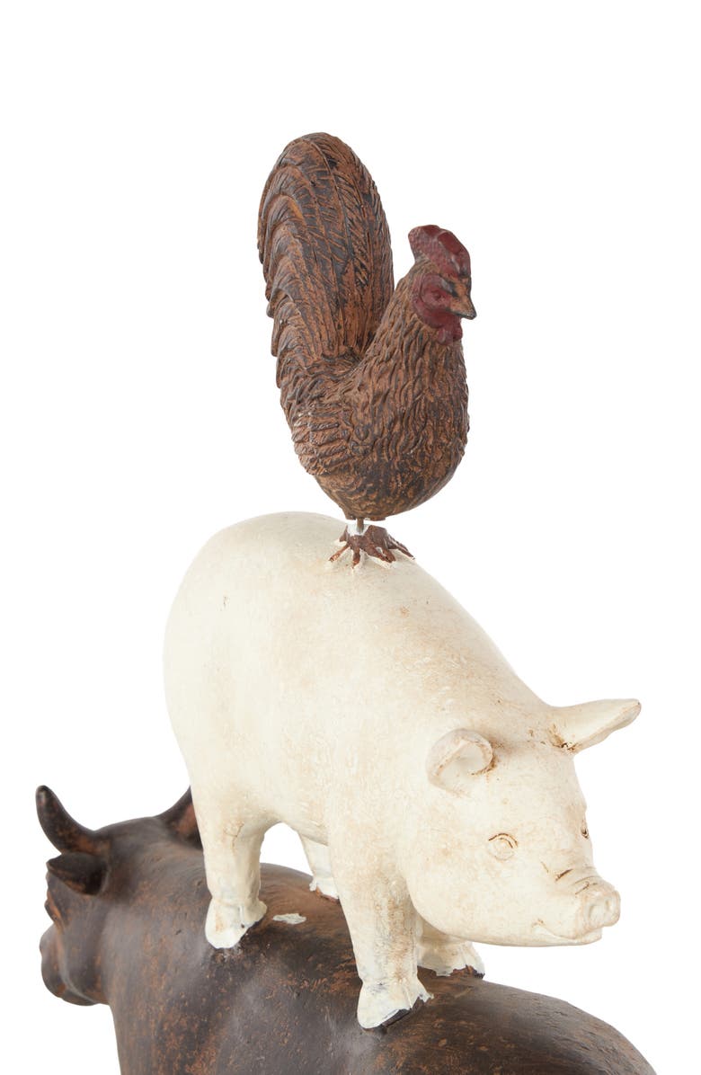 UMA Farm Animal Sculpture, Alternate, color, Brown Multi