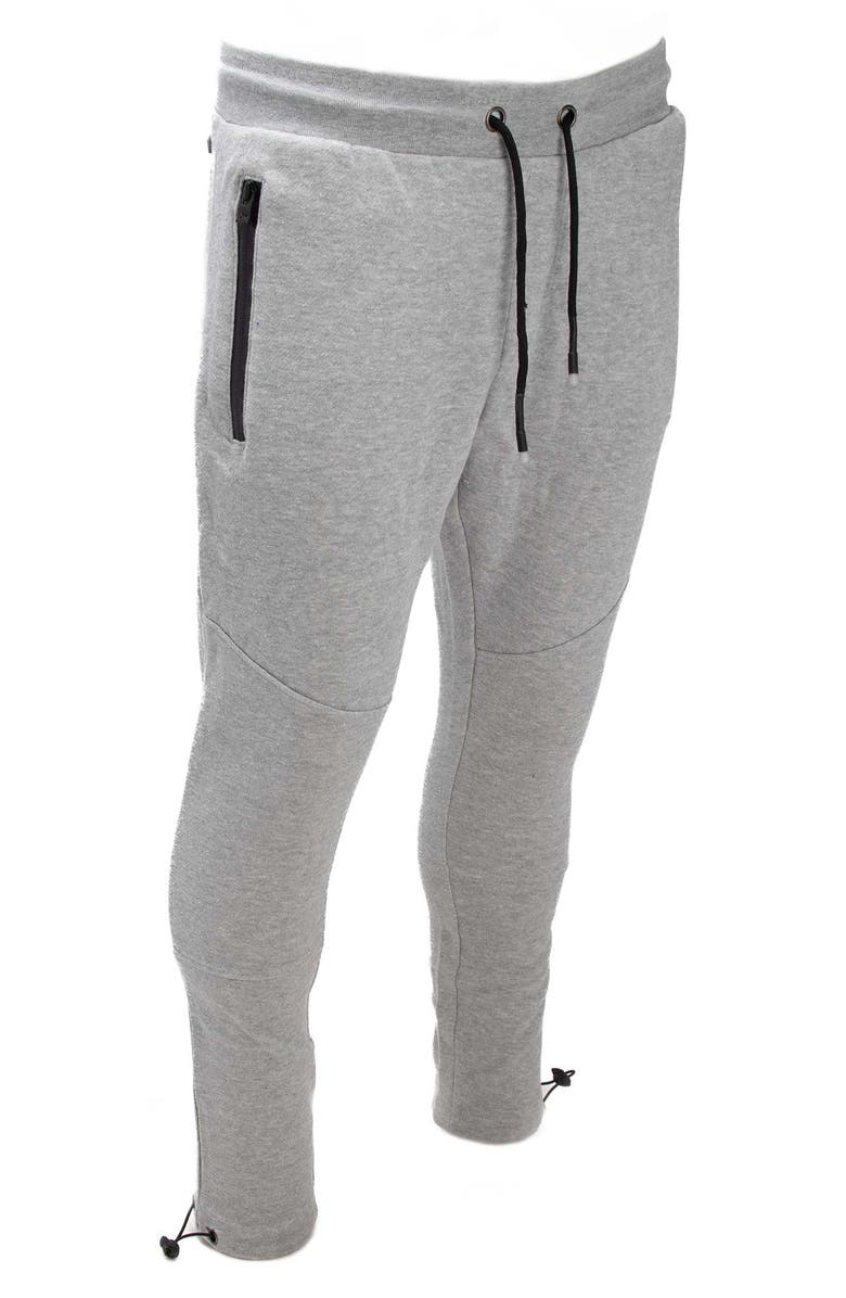 XRAY Men's Zip Pocket Fleece Joggers, Alternate, color, Light Grey