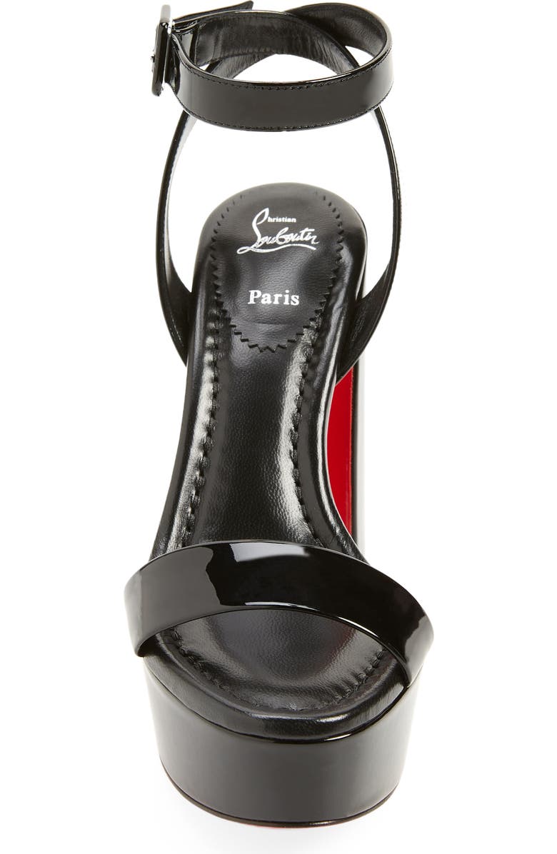 Christian Louboutin Movida Sabina Ankle Strap Platform Sandal, Alternate, color,