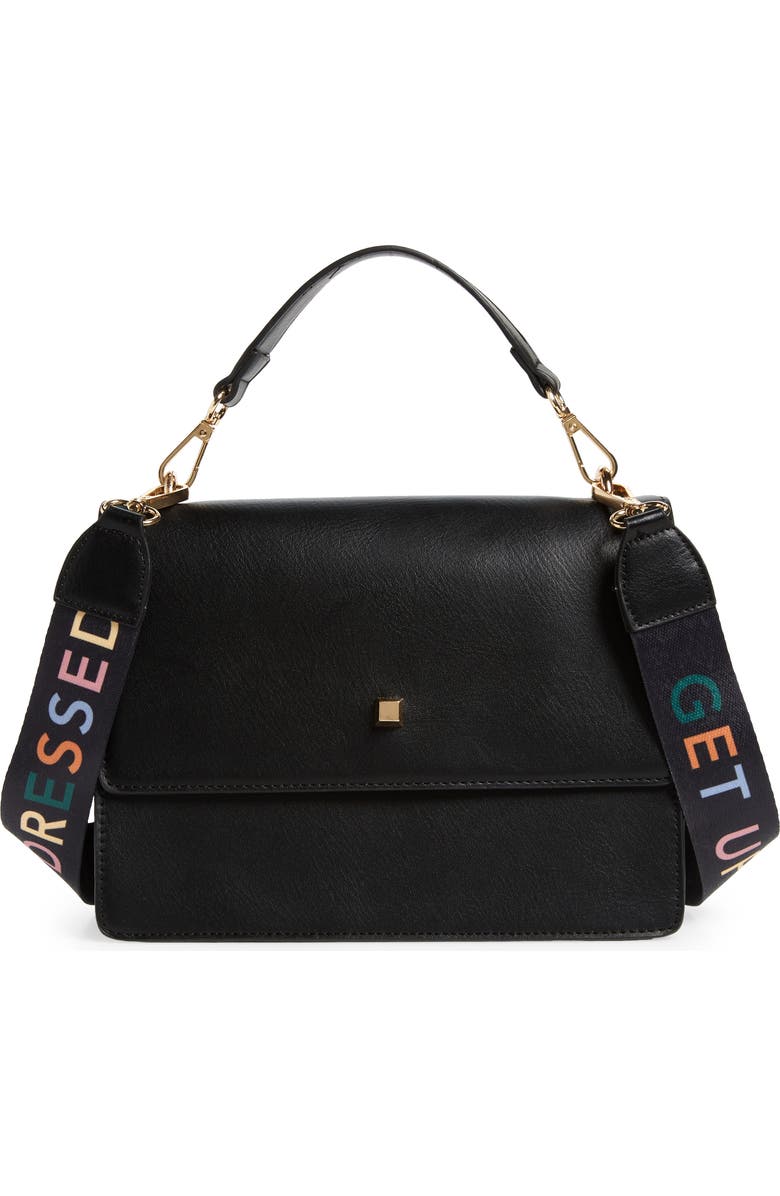 Mali + Lili Caroline Vegan Leather Crossbody Bag, Main, color,