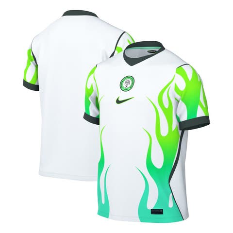 Men's Nike  White Nigeria National Team 2026 Away Stadium Replica Jersey