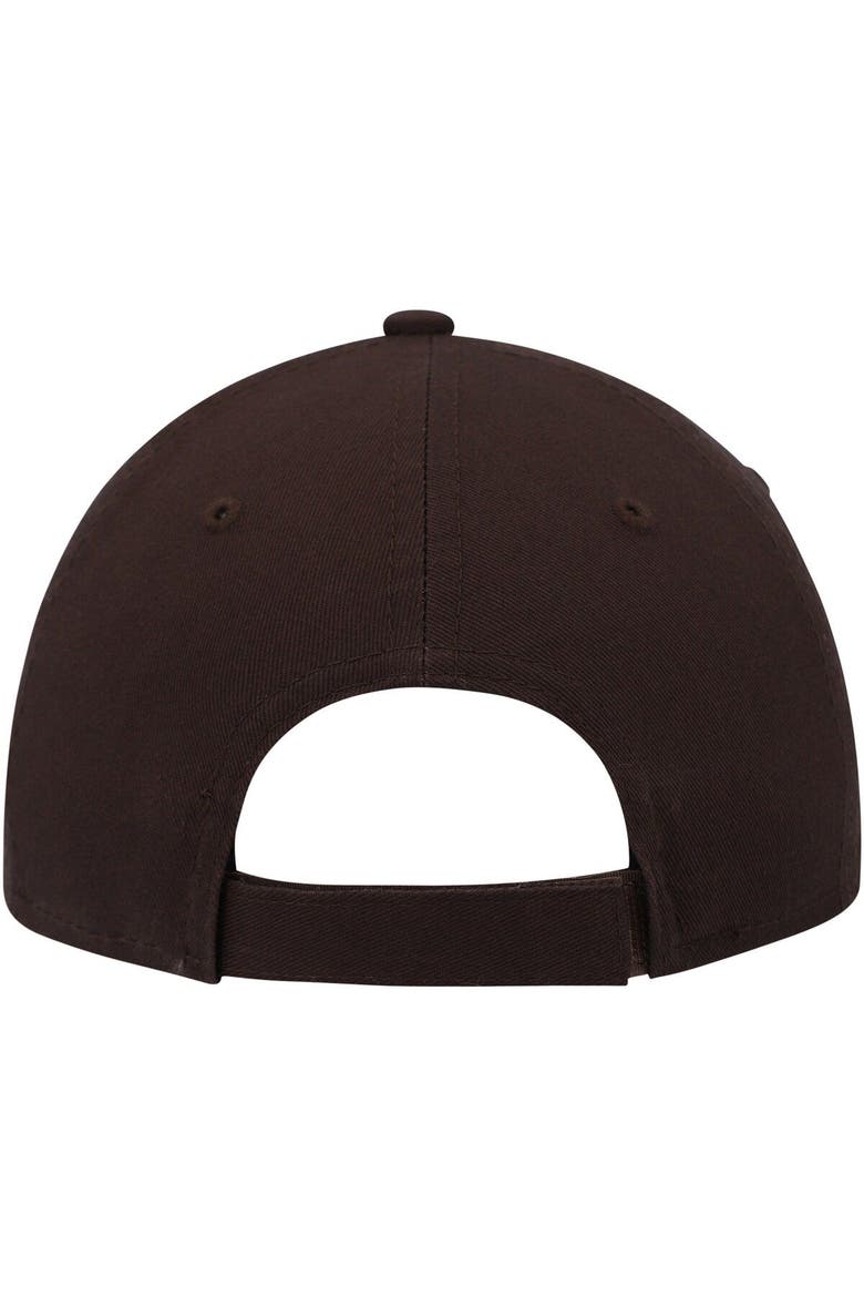 Women's New Era Brown Cleveland Browns Simple 9FORTY Adjustable Hat, Alternate, color, Brown