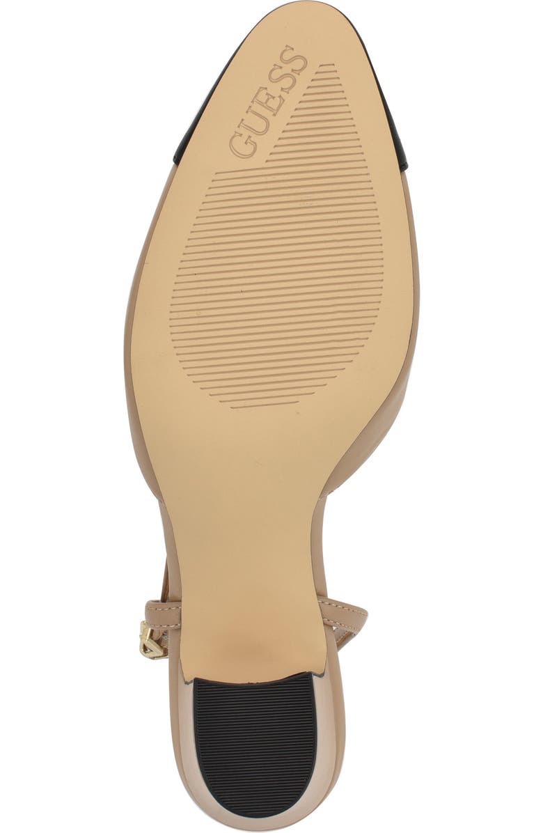GUESS Loisa Slingback Pump, Alternate, color, Natural