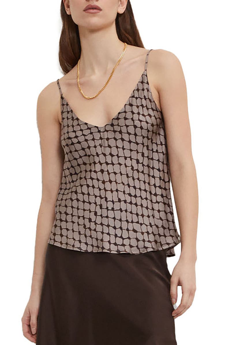 ottod'Ame Viscose Top, Main, color, Brown