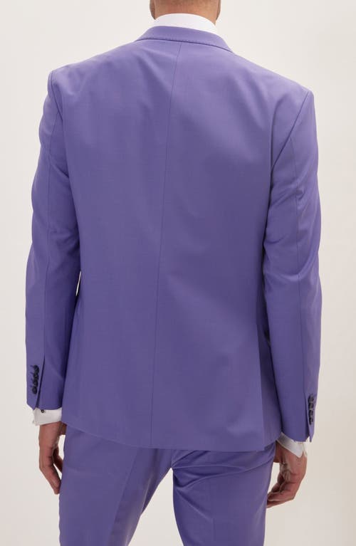 Ron Tomson Super 120s Wool Double Breasted Tuxedo Jacket