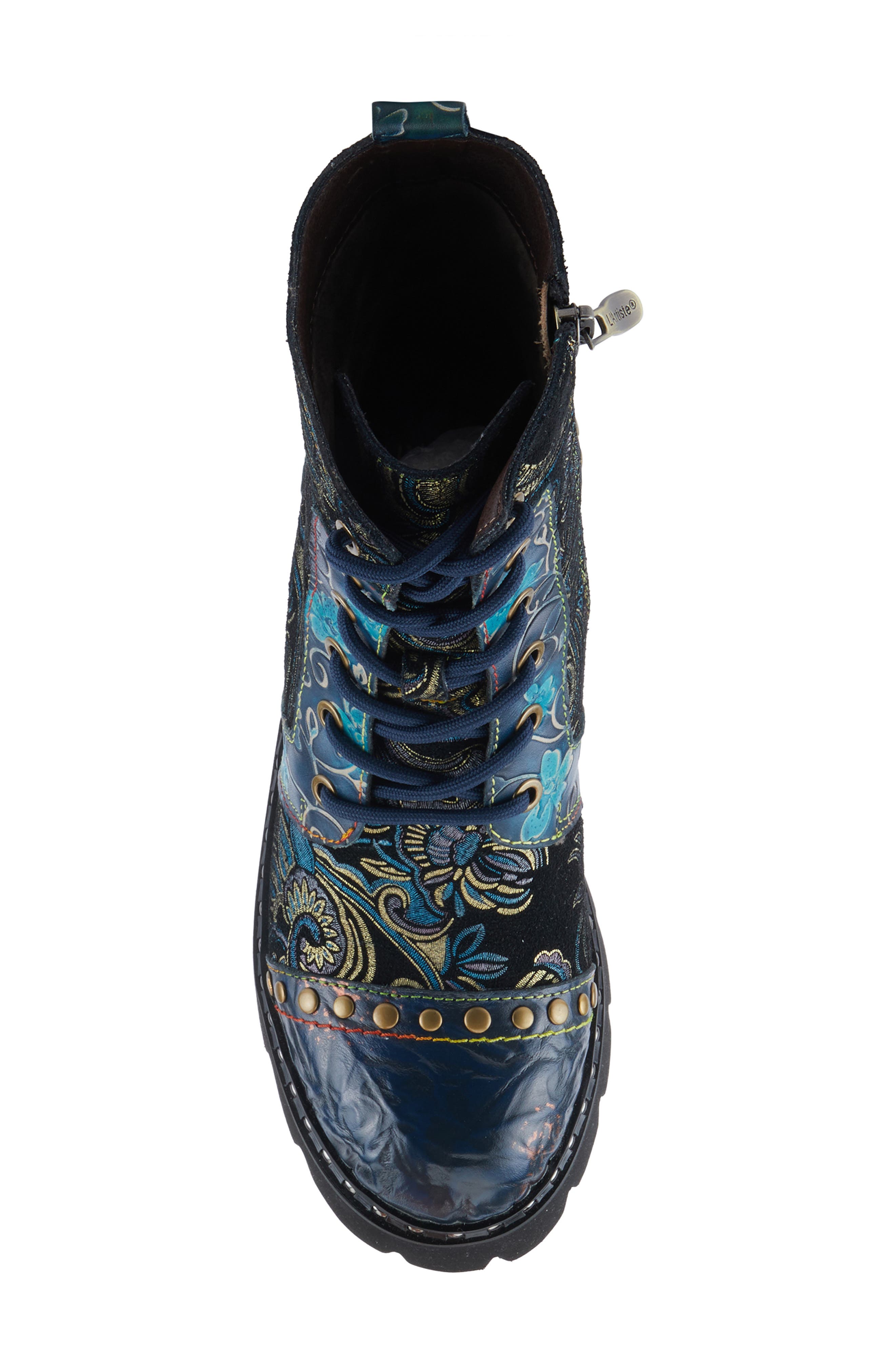 Severity Combat Boot, Alternate, color, BLUE MULTI