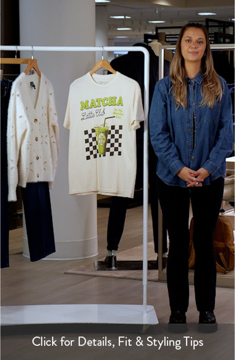 Matcha Latte T-Shirt, sales video thumbnail