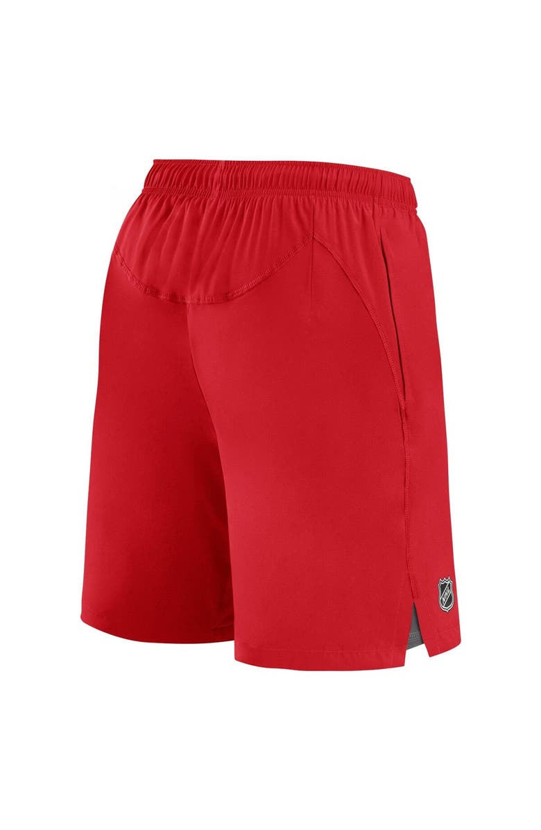 FANATICS Men's Fanatics Branded Red Calgary Flames Authentic Pro Rink Shorts, Alternate, color, Red