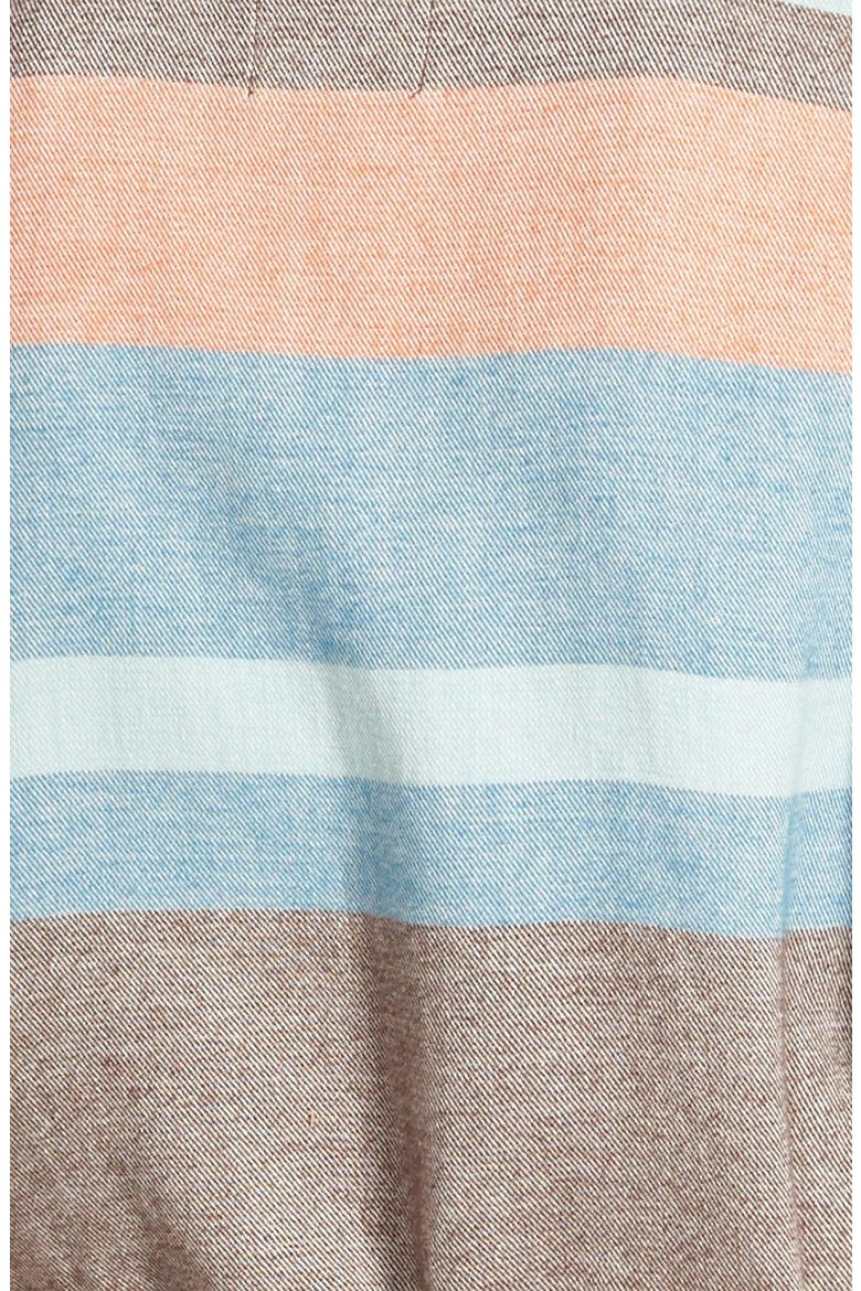 Stripe Cape, Alternate, color, BROWN PUCE WESTERN STRIPE