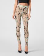 PHILIPP PLEIN Tulle Leggings Flame Women