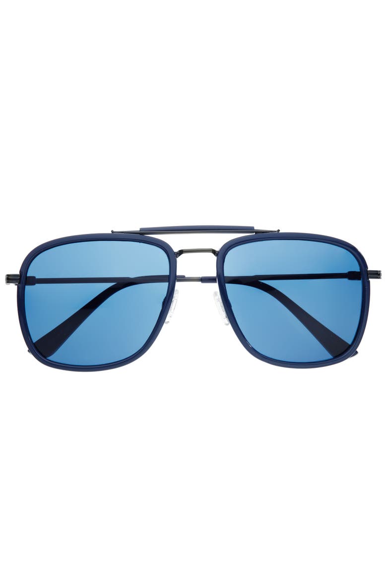 Flyer Polarized Sunglasses, Alternate, color, Navy/Blue